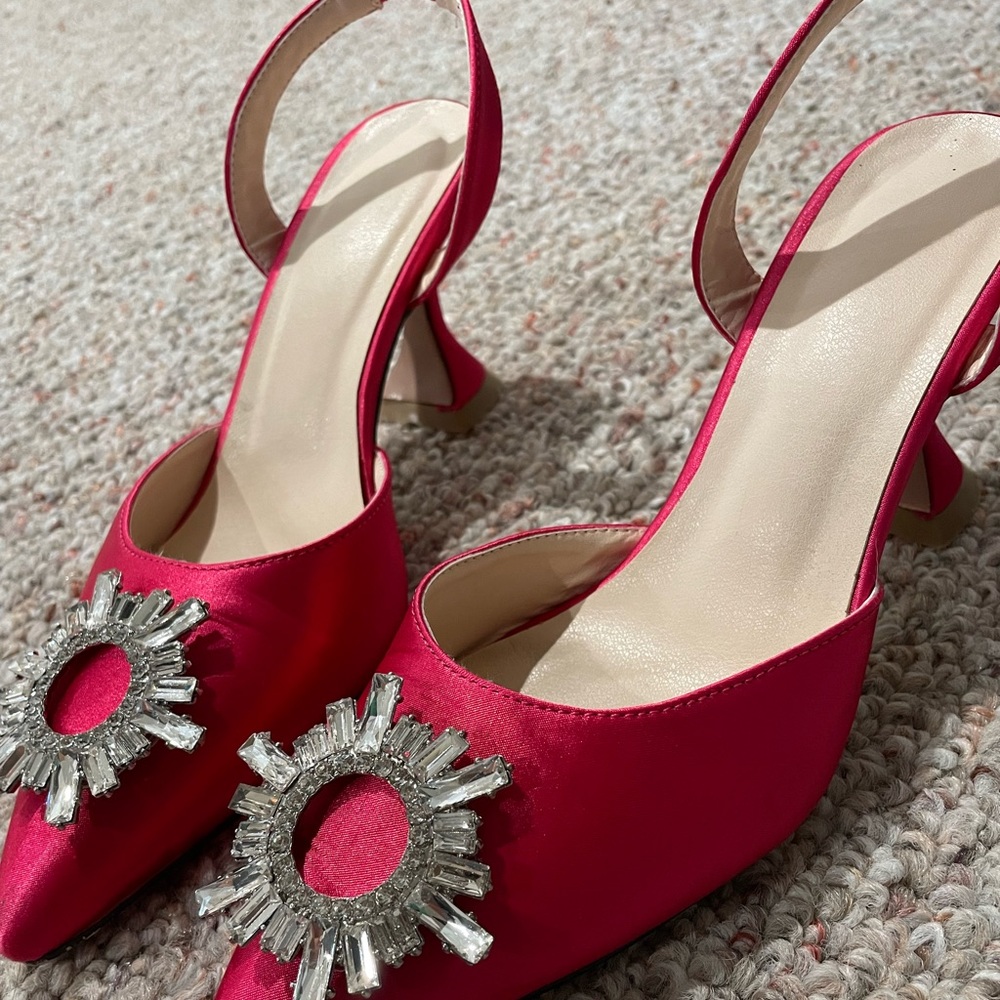 Women’s heels Amina Muaddi inspired